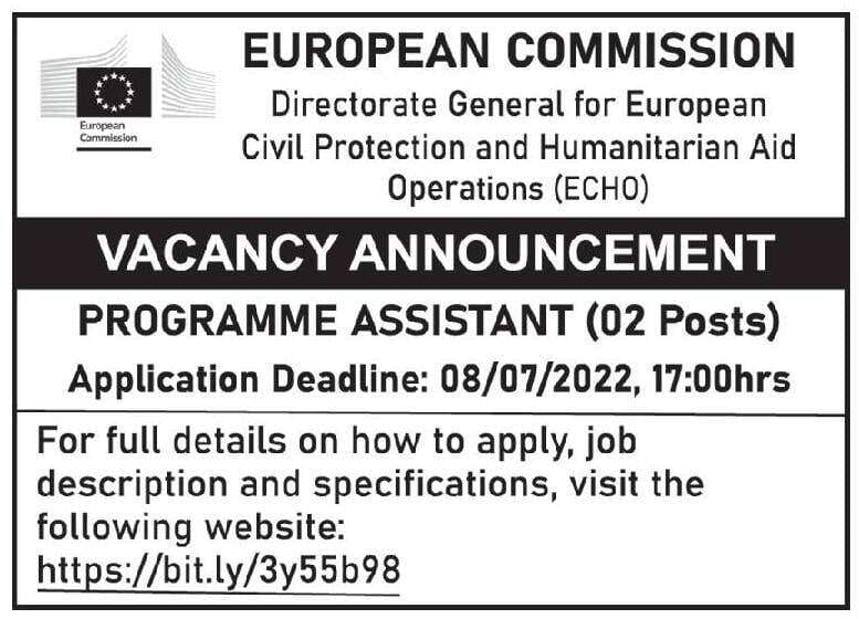 European Commission Job Circular 2023