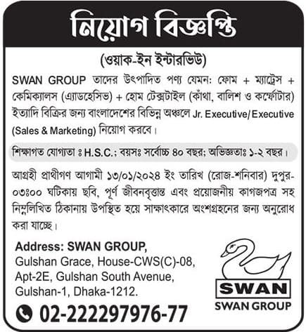Swan Group Job Circular 2024